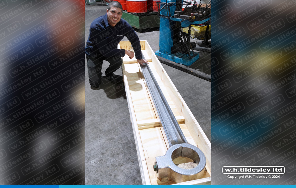 Newly Produced Forged Wheel Connecting Rod Supplied By W.H.Tildesley Ltd Locomotive